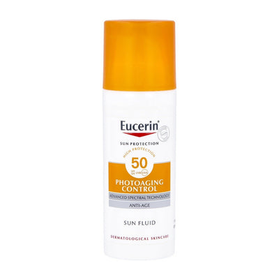 Eucerin Photoaging Control Anti-Age SPF 50 Sun Fluid - 50ml - Buy from Deoora Egypt