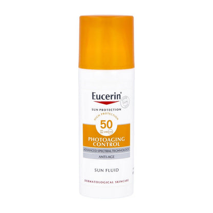 Eucerin Photoaging Control Anti-Age SPF 50 Sun Fluid - 50ml - Buy from Deoora Egypt