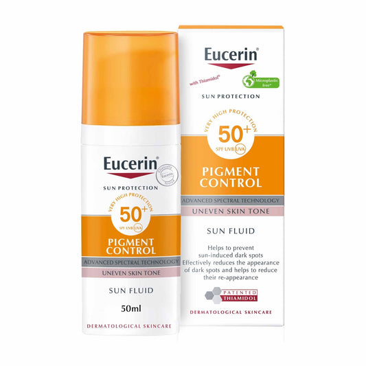Eucerin Pigment Control Hyperpigmentation SPF 50+ Sun Fluid - 50ml - Buy from Deoora Egypt