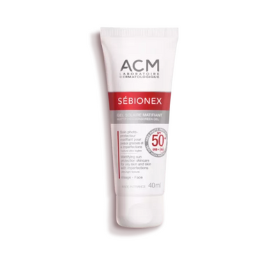 ACM Sebionex Mattifying Sunscreen Gel SPF50+ 40ml - Buy from Deoora Egypt