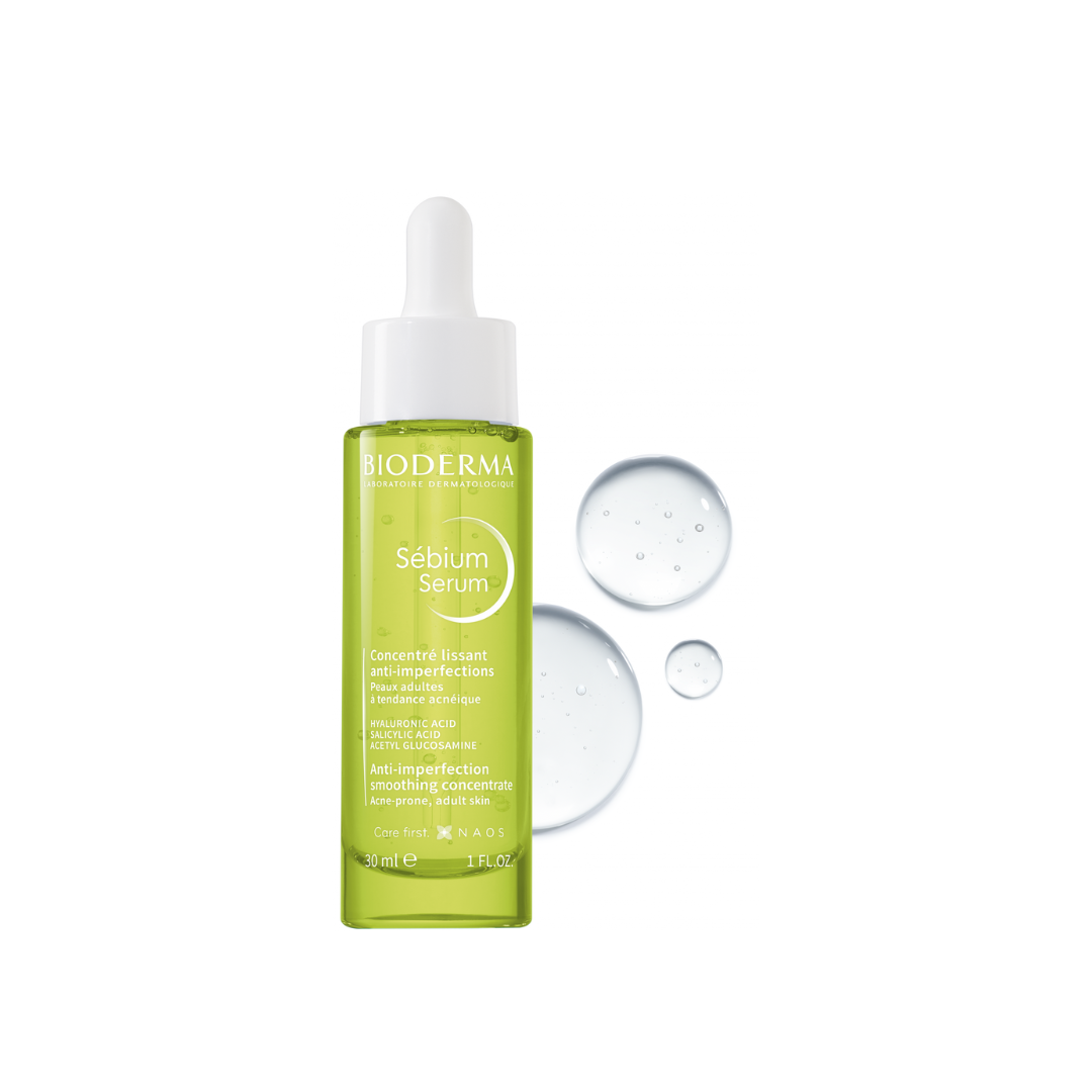 Bioderma Sebium Serum Anti-Imperfection Smoothing Concentrate 30ml - Buy from Deoora Egypt