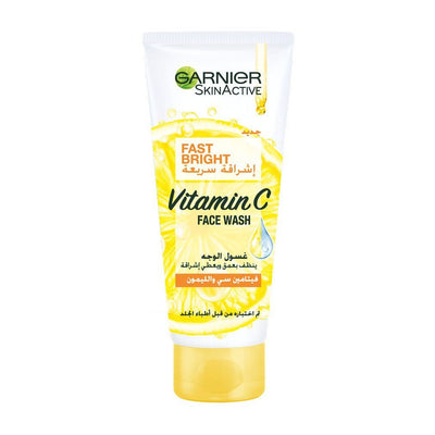 Garnier Fast Bright Vitamin C Face Wash - 100ml - Buy from Deoora Egypt