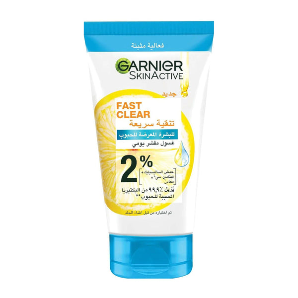 Garnier Fast Clear Daily Exfoliating Wash For Acne Prone Skin - Buy from Deoora Egypt