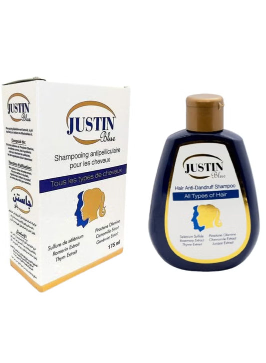 JUSTIN Blue Anti-Dandruff Shampoo 175 Ml