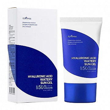 ISNTREE Hyaluronic Acid Watery Sun Gel SPF50+ 50ML - Buy from Deoora Egypt