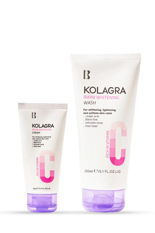 Kolagra Offer Bikini Routine ( Bikini wash + Bikini Cream) 200+50 ml - Buy from Deoora Egypt