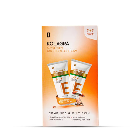 Kolagra Offer Sunscreen Gel Cream 1+1 promo pack - Buy from Deoora Egypt