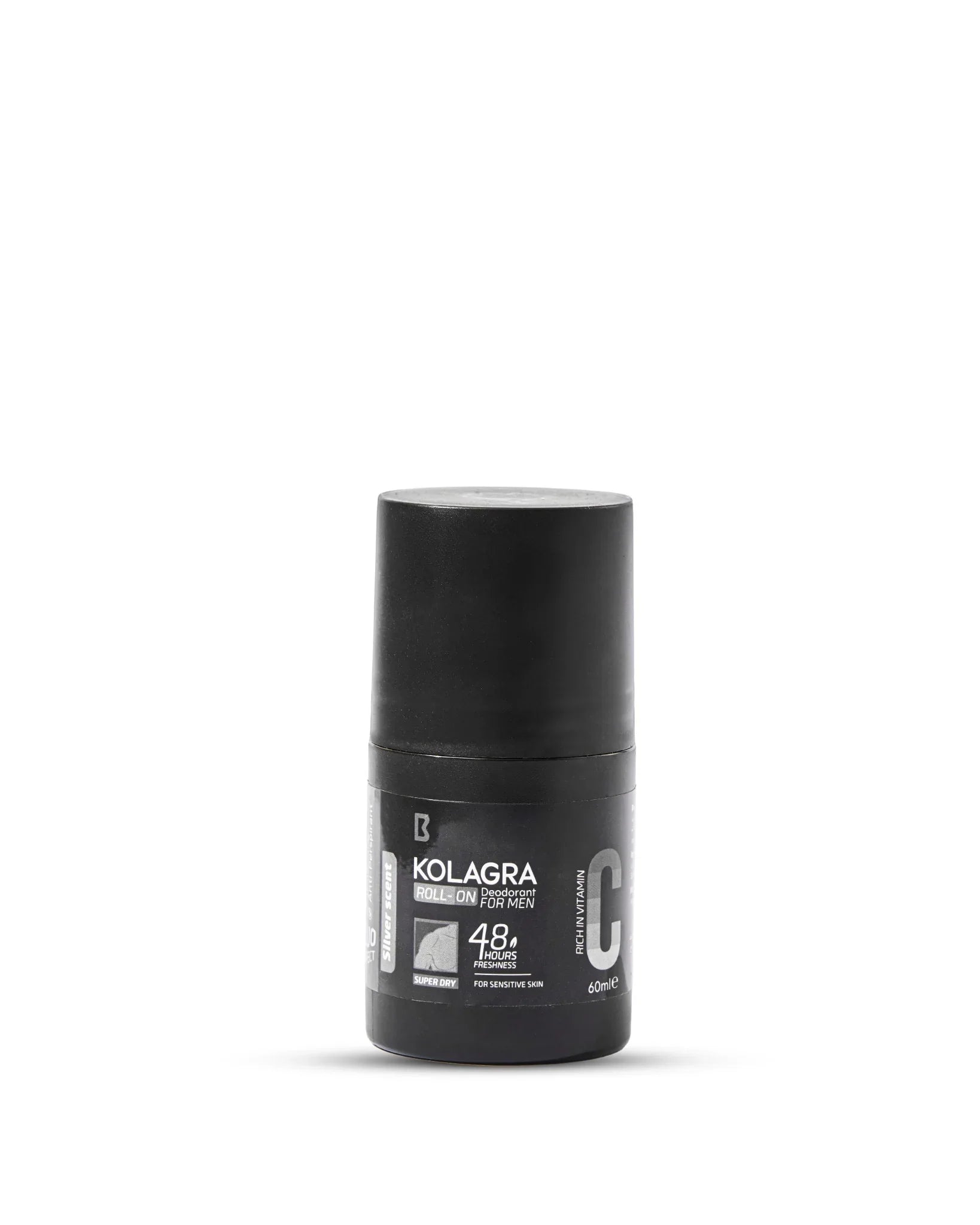 Kolagra Super Dry 48H Men's Roll-On Deodorant Silver Scent - Buy from Deoora Egypt
