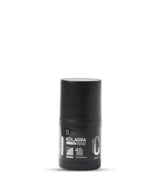 Kolagra Super Dry 48H Men's Roll-On Deodorant Silver Scent - Buy from Deoora Egypt
