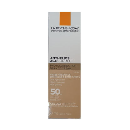 La Roche-Posay Anthelios Age Correct Tinted SPF 50+ Cream - 50ml - Image 2 | Deoora