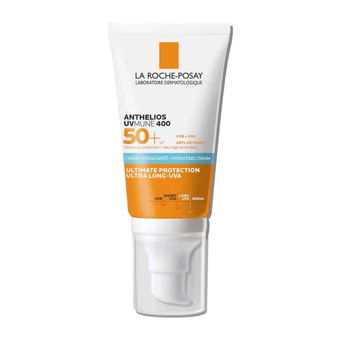 La Roche-Posay Anthelios UVmune 400 SPF 50+ Hydrating Cream - 50ml - Buy from Deoora Egypt