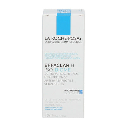 La Roche Posay Effaclar H Iso-Biome Ultra Soothing Hydrating Care Cream - 40ml - Image 2 | Deoora
