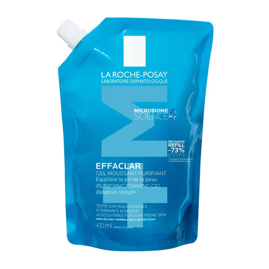 La Roche-Posay Effaclar Microbiome Science Recharge Refill Foaming Gel - 400ml - Buy from Deoora Egypt