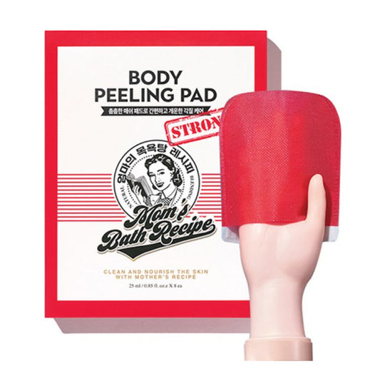 Mom's Bath Recipe Body Peeling Pad Strong (Red) - Buy from Deoora Egypt