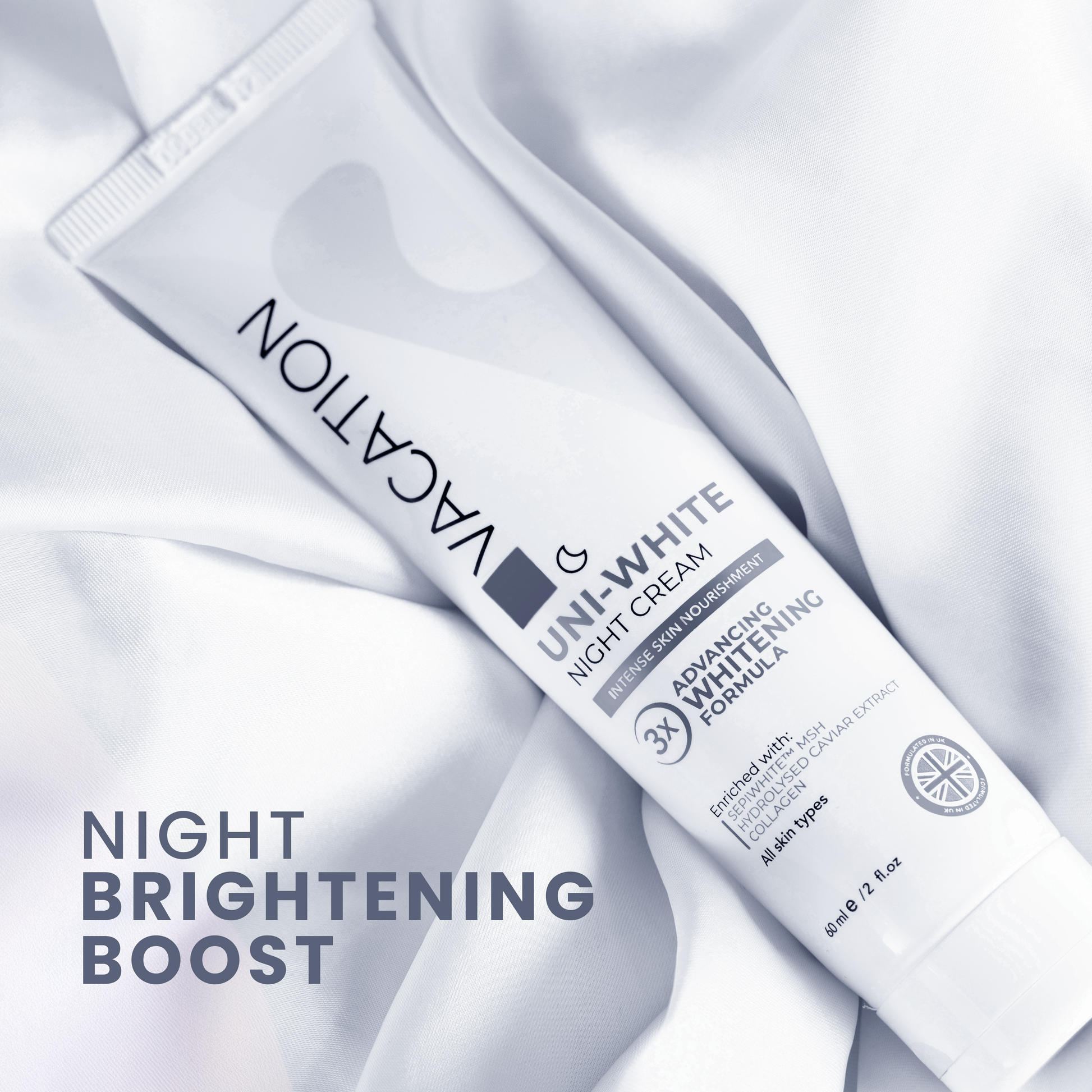 Vacation Uni-White Night Cream 60ml - Image 2 | Deoora