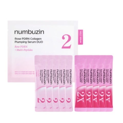NUMBUZIN No.2 Rose PDRN Collagen Plumping Serum DUO mini kit 10 EA - Buy from Deoora Egypt