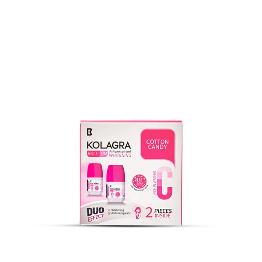 Kolagra whitening Roll on 2*1 promo pack 1+1 Cotton Candy - Buy from Deoora Egypt