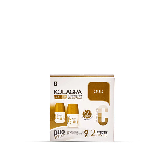 Kolagra whitening Roll on 2*1 promo pack 1+1 Oud - Buy from Deoora Egypt