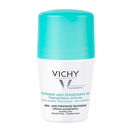 Vichy 48 Hours Anti Perspirant Deodorant Intensive Treatment Roll On - 50ml - Buy from Deoora Egypt