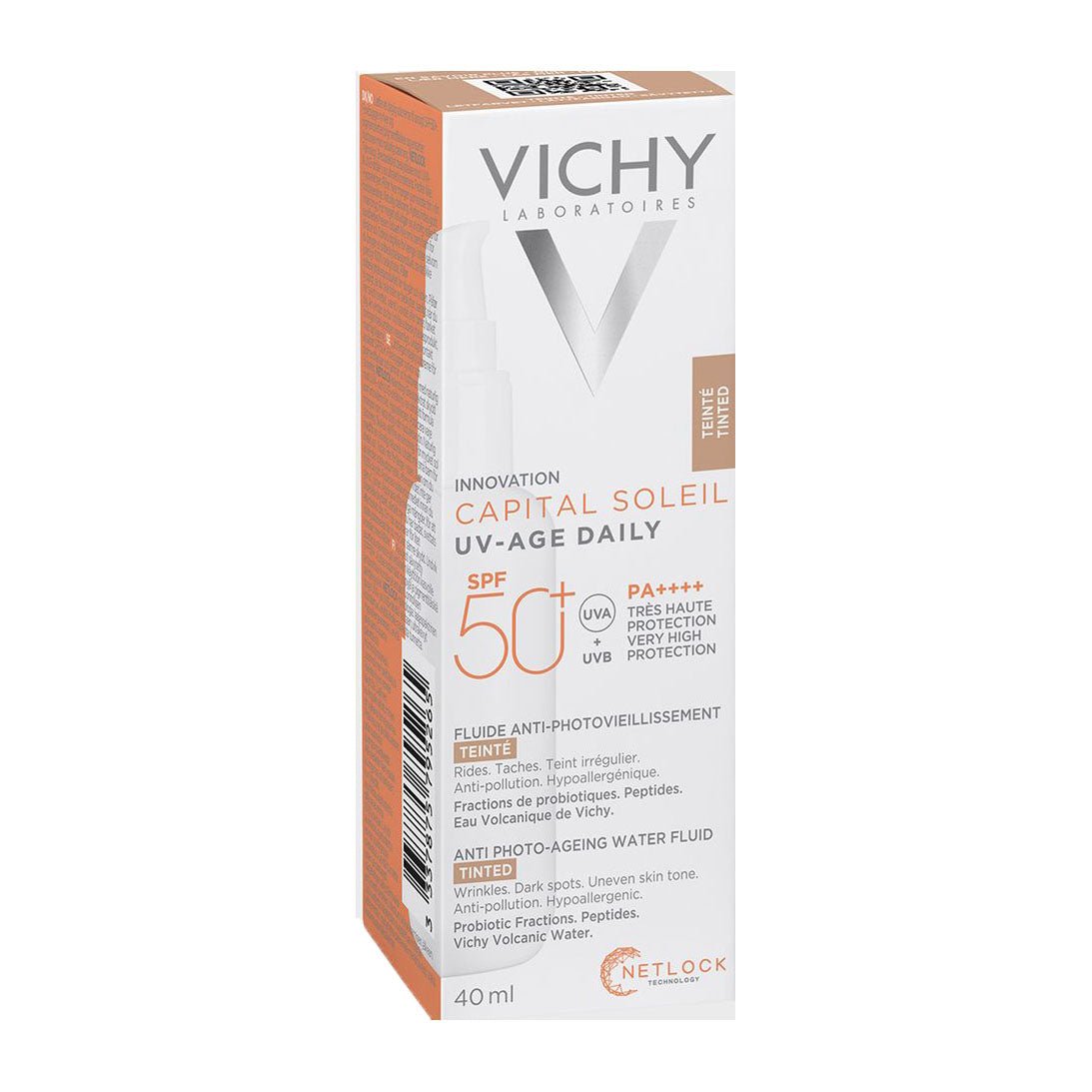 Vichy Capital Soleil Uv-Age Daily Tinted Fluid SPF 50+ - 40ml - Image 2 | Deoora