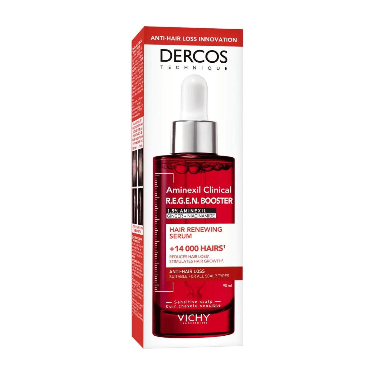 Vichy Dercos Aminexil Clinical R.E.G.E.N. Booster - 90ml - Image 2 | Deoora