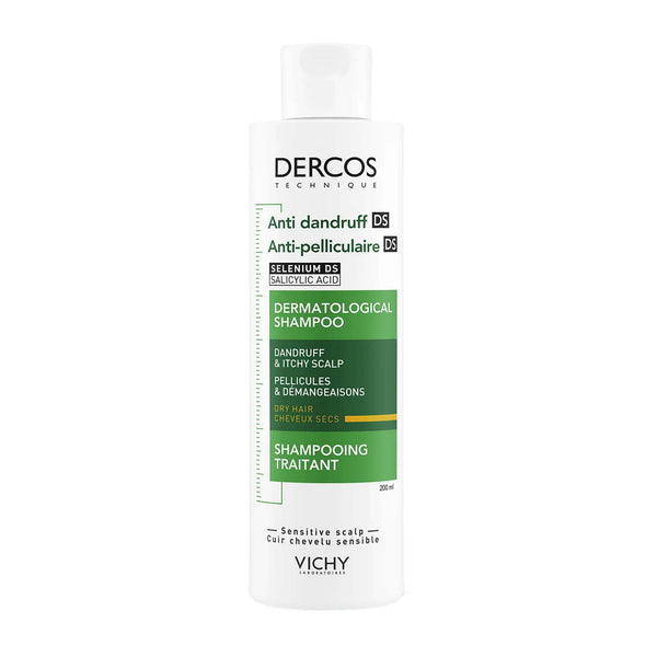 Vichy Dercos Anti Dandruff Shampoo For Dry Hair - 200ml - Buy from Deoora Egypt