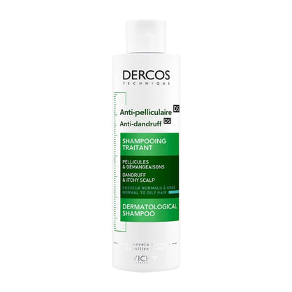 Vichy Dercos Anti-Dandruff Shampoo For Normal To Oily Hair - Buy from Deoora Egypt