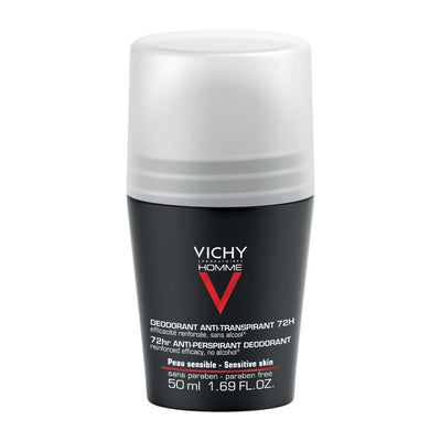 Vichy Homme Extreme Control 72H Anti-Perspirant Roll-On - 50ml - Buy from Deoora Egypt